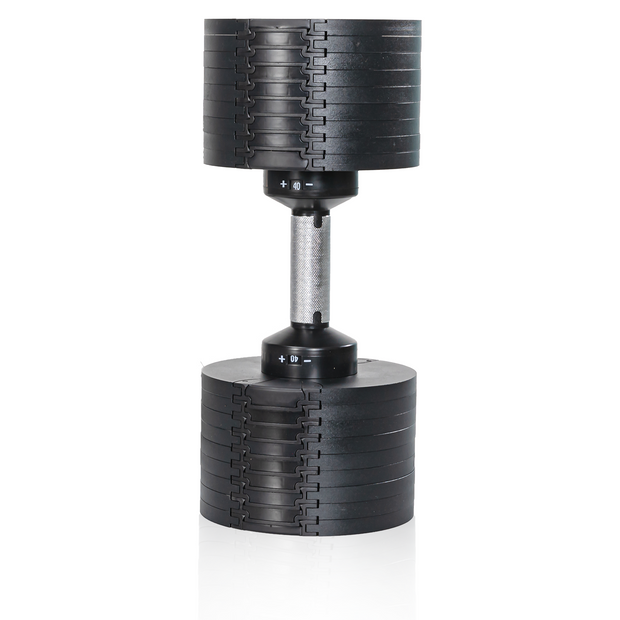 STRONGWAY 40KG Adjustable Dumbbells Set (PAIR) with Stand and Adjustable Weight Bench