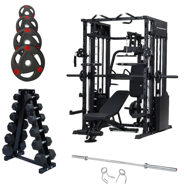 Strongway ELITE Multi Gym Smith Machine with Weights Packages