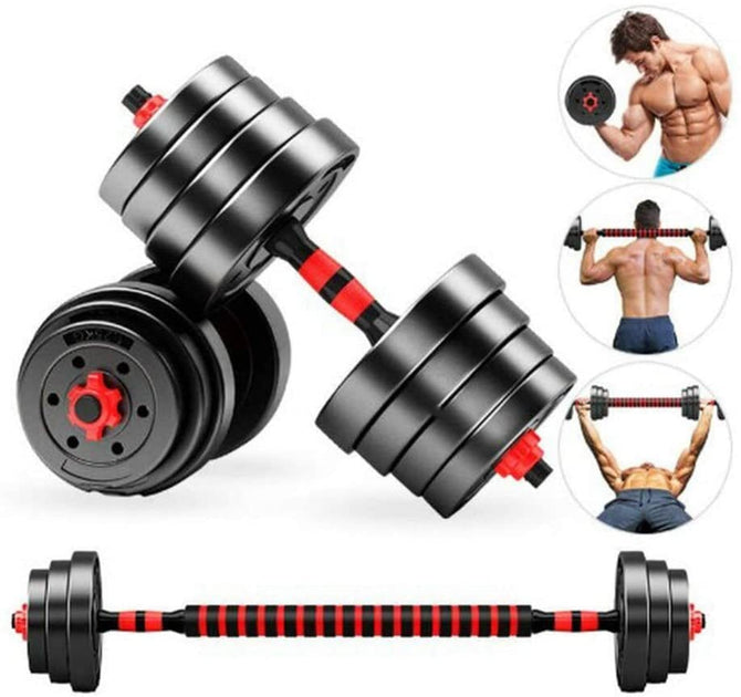 Exercise Cheap 30kg Dumbbells Adjustable Dumbbell Barbell Set 30KG