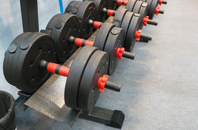 Setting Up Adjustable Dumbbells With Stand at Home