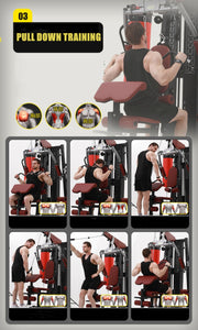 Strongway Multi Gym with Weights - Multifunction Home Gym Machine