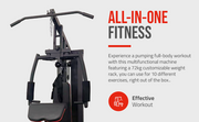 STRONGWAY Multi Gym with Weights - Multifunction Home Gym Machine