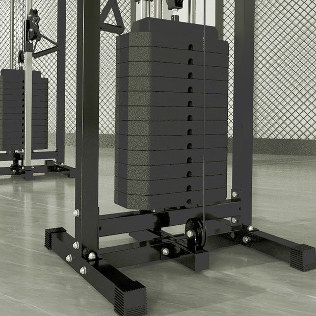 Strongway Cable Crossover Machine with Weights (150KG) and Pull Up Bar