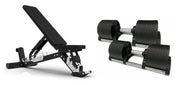 Strongway Gym Supplies 32KG Adjustable Dumbbells / WITHOUT Stand / Adjustable Heavy Duty Commercial Grade Bench 32KG or 40KG Adjustable Dumbbells Set (PAIR) with Stand and Adjustable Weight Bench