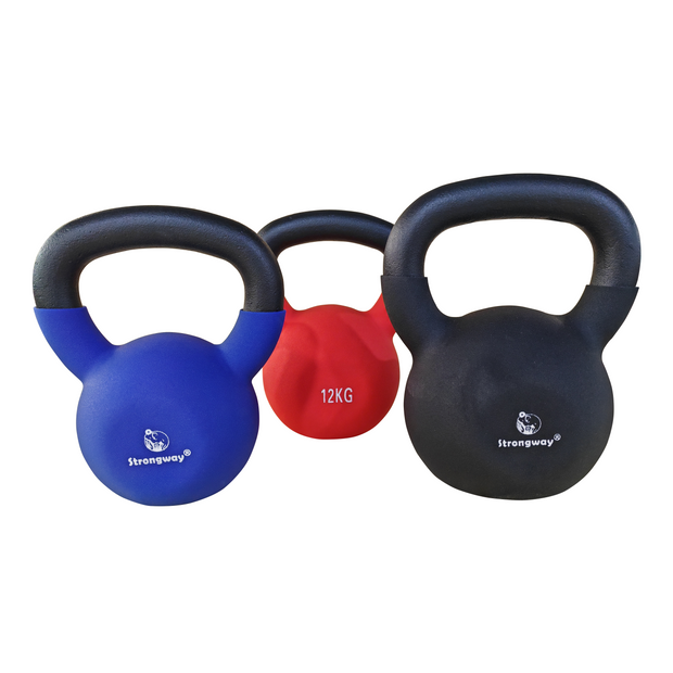 Strongway Kettlebell Sets - Neoprene Covered Kettlebells 4KG-16KG