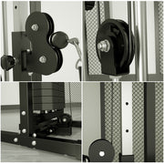 Strongway Cable Crossover Machine with Weights (150KG) and Pull Up Bar