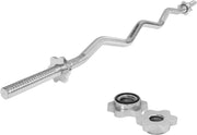 Strongway Gym Supplies Free Weights 50KG / 70KG / 100KG 1 Inch (1"/25mm) Weight Plates + 6FT Barbell + EZ Curl Bar