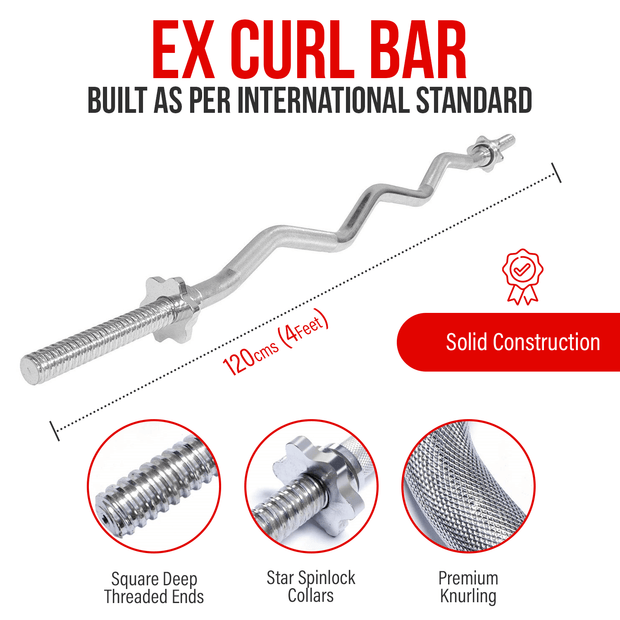 Strongway Gym Supplies Free Weights 50KG / 70KG / 100KG 1 Inch (1"/25mm) Weight Plates + 6FT Barbell + EZ Curl Bar