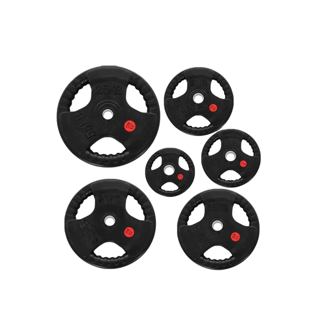 Strongway Gym Supplies 100KG SET 50KG / 70KG/ 100KG 1 Inch (1"/25mm) Weight Plates Set