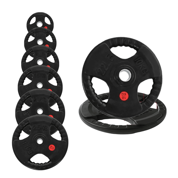 Strongway Gym Supplies 50KG / 70KG/ 100KG 1 Inch (1"/25mm) Weight Plates Set