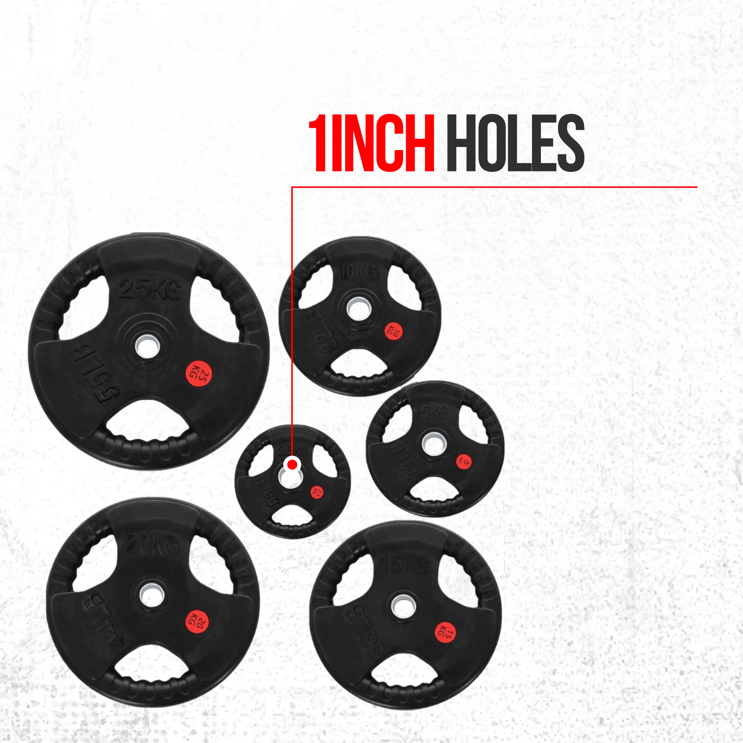 Weight Plates Sets | 2.5KG 5KG 10KG 15KG 20KG | Strongway Gym Supplies
