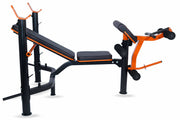 Strongway Gym Supplies Free Weights 50KG / 70KG / 100KG Olympic Weight Plates + 6FT or 7FT Olympic Barbell + Adjustable Weight Bench with Barbell Rack