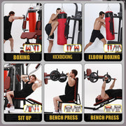Strongway Multi Gym with Weights - Multifunction Home Gym Machine