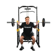 Strongway Half Power Rack with Weight Stack and Pulley System Packages