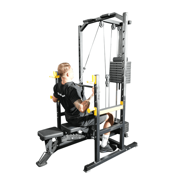 Strongway Half Power Rack with Weight Stack and Pulley System Packages
