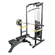 Strongway Half Power Rack with Weight Stack and Pulley System Packages