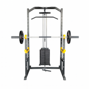 Strongway Half Power Rack with Weight Stack and Pulley System Packages