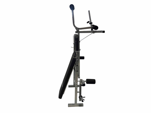 50KG / 70KG / 100KG Olympic Weight Plates + 6FT or 7FT Olympic Barbell + Adjustable Weight Bench with Barbell Rack