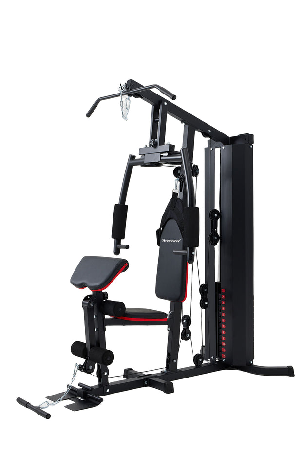 Strongway Multi Gym with Weights - Multifunction Home Gym Machine