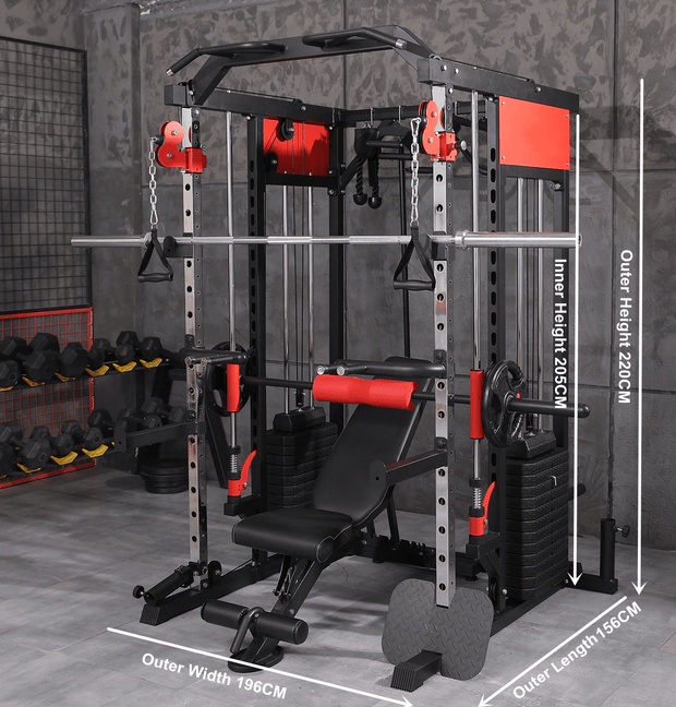 Strongway Multi Gym with Weights Multifunction Gym Machine Strongway Gym Supplies