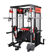 Strongway PREMIUM Multi Gym Smith Machine (3 WEIGHT STACKS) with Weights Packages