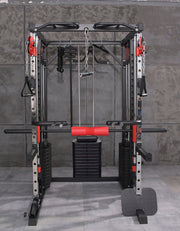 Strongway PREMIUM Multi Gym Smith Machine (3 WEIGHT STACKS) with Weights Packages