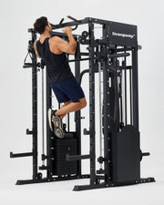 Strongway Multi Gym Smith Machine with Weights - Multifunction Home Gym Machine