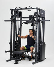 Strongway Multi Gym Smith Machine with Weights - Multifunction Home Gym Machine