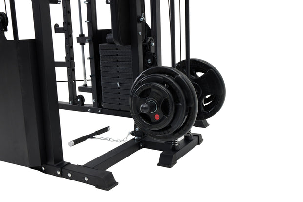 Strongway Multi Gym Smith Machine with Weights - Multifunction Home Gym Machine