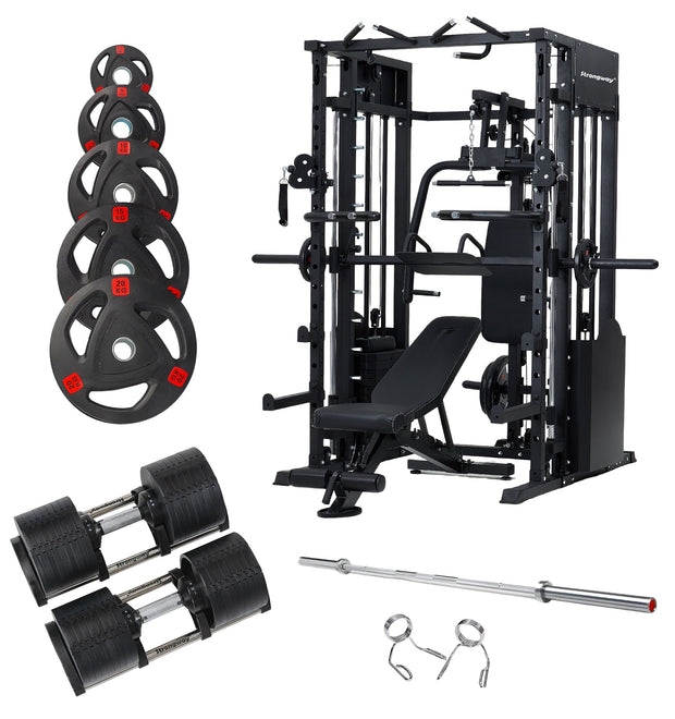 Strongway ELITE Multi Gym Smith Machine with Weights Packages