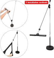 Strongway Gym Supplies Cable Pulley System
