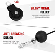 Strongway Gym Supplies Cable Pulley System