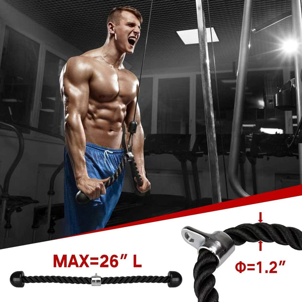 Strongway Gym Supplies Cable Pulley System