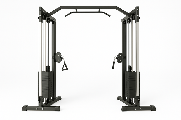 Strongway Cable Crossover Machine with Weights (150KG) and Pull Up Bar