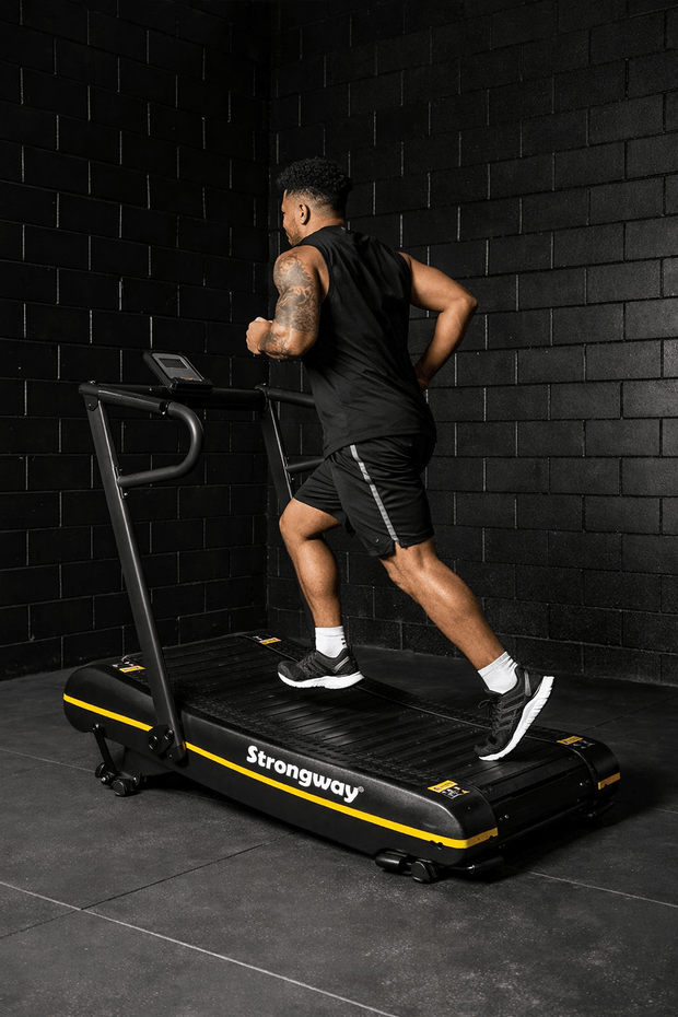 Curved Treadmill - Foldable and LCD Display