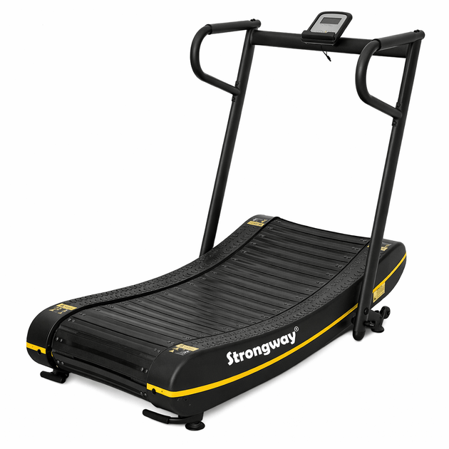 Curved Treadmill - Foldable and LCD Display