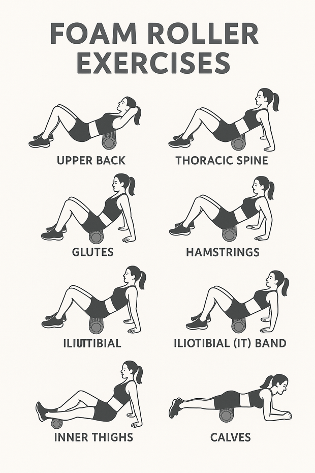 Strongway Gym Supplies Foam Roller