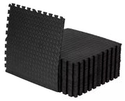 Strongway Gym Supplies Set of 4 Mats Gym Flooring Foam Mats - Interlocking Exercise Mats, EVA Floor Tiles, Non-slip