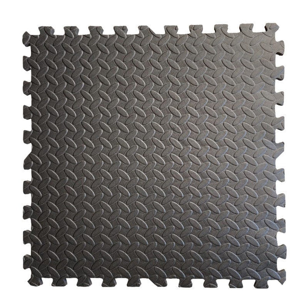 Strongway Gym Supplies Gym Flooring Foam Mats - Interlocking Exercise Mats, EVA Floor Tiles, Non-slip