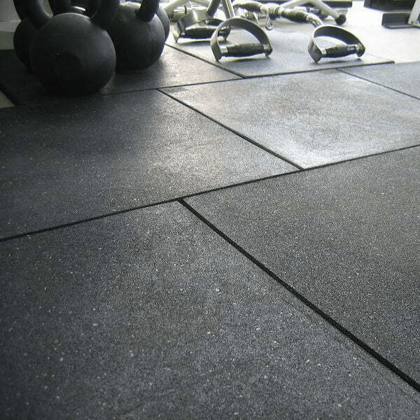 Strongway Gym Supplies Gym Flooring Rubber Mats (15mm Thickness) - (Heavy Duty)