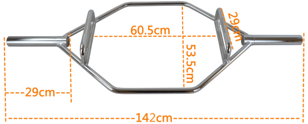 Strongway Olympic 2" Trap Bar (Hex Bar)