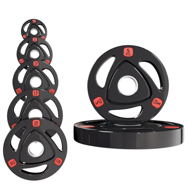 Strongway Olympic Tri-Grip Weight Plates