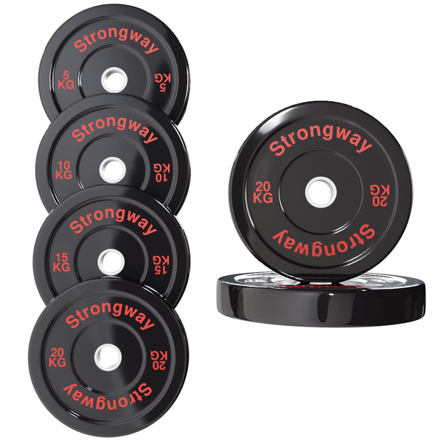 Olympic Bumper Weight Plates 5KG 10KG 20KG Strongway Gym Supplies