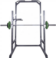 STRONGWAY Half Power Cage Multi Gym Squat Rack + Dip Station Tower