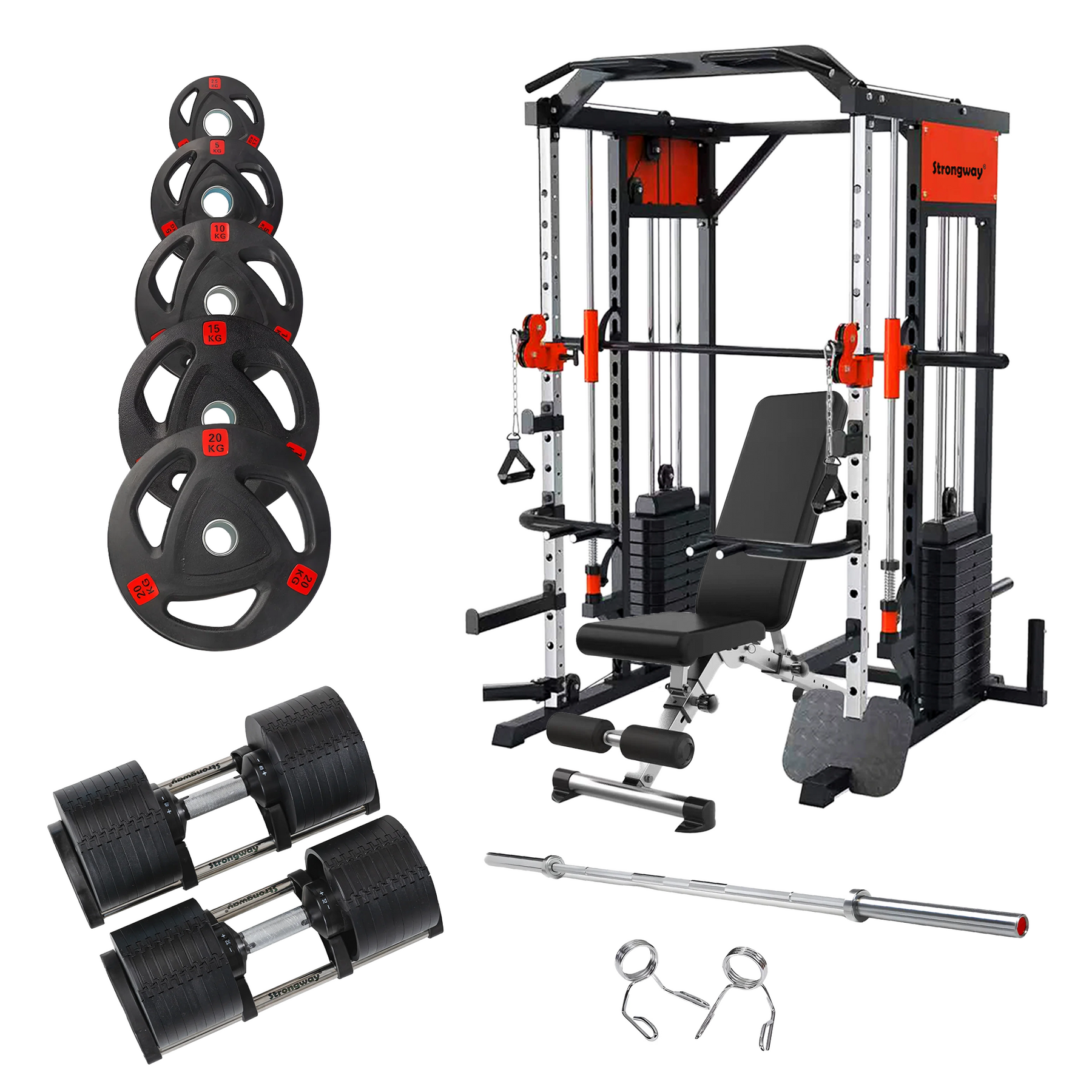 Smith Machine with Cable - Strongway Gym Supplies