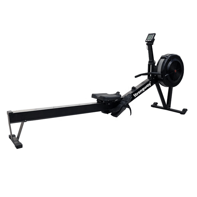 Action Row Rowing Machine Row Erg - Rowing Machine with Air Resistance and Performance Monitor