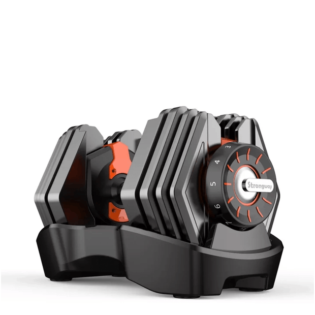 Strongway Gym Supplies Strongway 22KG Adjustable Dumbbells Set (PAIR)