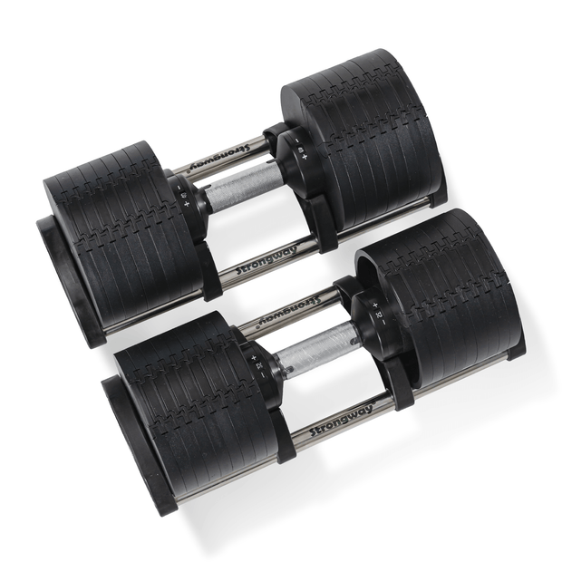 Strongway Gym Supplies 32KG Adjustable Dumbbells (Without Stand) Strongway 32KG Adjustable Dumbbells Set (PAIR) with Stand