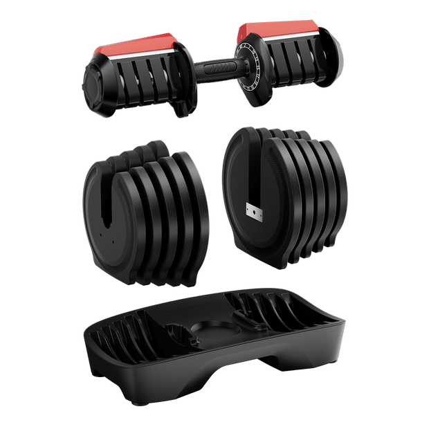 Strongway Gym Supplies Strongway 40KG Adjustable Dumbbells Set (PAIR)