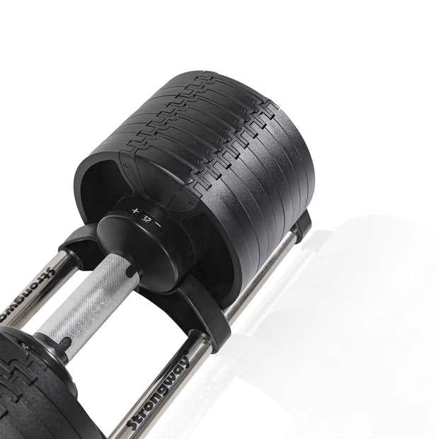 Strongway Gym Supplies Strongway 40KG Adjustable Dumbbells Set (PAIR) with Stand and Adjustable Weight Bench